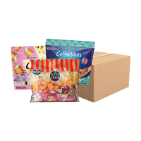 ราคา [ยกลัง 24 ห่อ] Nezline ขนมตุ้บตั้บ รสถั่วต่างๆ (รสอัลมอนด์,รสเม็ดมะม่วงหิมพานต์,รสพิสตาชิโอ) ตราเนสไลน์ 24แพ็คx500 กรัม คละรส (รสละ 12 ห่อ) (234211440606871)