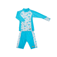 ราคา Banz ชุดว่ายน้ำเด็ก แขนยาวขายาว กันยูวี Upf50+ Aqua marine 6 (107516038024803)
