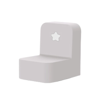 ราคา istuckyi โซฟาสำหรับเด็ก ผลิตและนำเข้าจากเกาหลี Sofa - Gray (144770354935012)