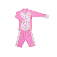 ราคา Banz ชุดว่ายน้ำเด็ก แขนยาวขายาว กันยูวี Upf50+ Pink marine 8 (438156741235664)