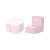 ราคา istuckyi โต๊ะและโซฟาสำหรับเด็ก ผลิตและนำเข้าจากเกาหลี Set sofa table Pink (100704618580049)