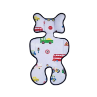 ราคา Pogmang เบาะเสริม เบาะรองรถเข็น เบาะรอง Carseat 3d Mesh ระบายอากาศดีเยี่ยม My Car (738644951254776)