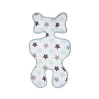 ราคา Pogmang เบาะเสริม เบาะรองรถเข็น เบาะรอง Carseat 3d Mesh ระบายอากาศดีเยี่ยม Mint Star (526952701744823)