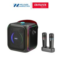 ราคา Aiwa Aw-b200k Karaoke Bluetooth Speaker ลำโพงบลูทูธพกพาคาราโอเกะสีดำ (462225467269313)
