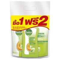 ราคา เดทตอล เจลอาบน้ำ ไฮเดรทติ้ง+รีฟิล 400 มล. x 1+2(รีฟิล) (520568240710015)