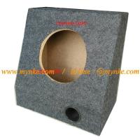 ราคา NKE ตู้ลำโพงเปล่า 12 นิ้วกำมะหยี่ Single Sealed Car Audio Subwoofer Sub Box Enclosures (62654200)