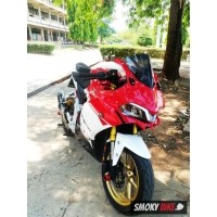 ราคา ขาย GPX Demon 150 gr ขาว-เเดง รวมราคาของเเต่งทั้งหมด (9,250)!!!(24718) (มอเตอร์ไซค์มือสอง)