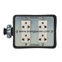 ราคา บล๊อกยาง 4 ช่อง + ปลั๊ก