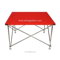 ราคา โต๊ะวางมิกซ์ พรมแดง 60x60x40