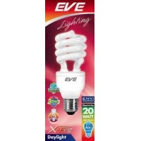 ราคา หลอดประหยัดไฟ20วัตต์อีฟ แสงขาว ขั้วE27_EVE X-FIRE 20W DAYLIGHT (000275)