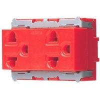 ราคา ปลั๊กกราวน์คู่ รุ่นเก่า พานาโซนิค WNG15923-7 สีแดง Panasonic (000056)
