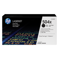 ราคา HP 504X Black Dual Pk LJ Toner Cartridge (CE250XD)