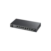 Zyxel 8-port GbE Unmanaged PoE Switch GS1100-8HP