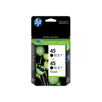 ราคา HP 45 Black Inkjet Crtg Twin Pack(CC625AA)