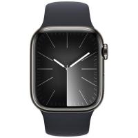 ราคา Apple Watch Series 9 GPS + Cellular 41mm Graphite Stainless Steel Case with Midnight (MRJ83SA/A)