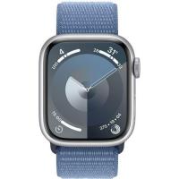 ราคา Apple Watch Series 9 GPS + Cellular 41mm Silver Aluminium Case with Winter Blue (MRHX3SA/A)