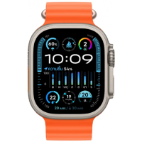 ราคา Apple Watch Ultra 2 GPS + Cellular 49mm Titanium Case with Orange Ocean Band (MREH3TH/A)