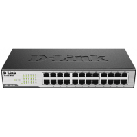 D-Link 24-Port Fast Ethernet Unmanaged Desktop Rackmount Switch (DES-1024D)