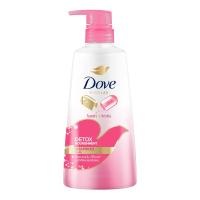 โดฟ แชมพูสระผม นูทริทีฟ โซลูชั่น ดีท็อกซ์ นอริชเม้นท์ พิงค์ ซอลท์ 450 มล. (Dove Nutritive Solutions Detox Nourishment Pink Salt 450ml)