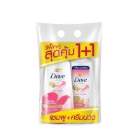 ราคา โดฟแชมพูดีท็อกซ์สีชมพู380มล.+ครีมนวดผม380มล. DOVE (50742232)