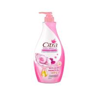 ซิตร้า โลชั่นบำรุงผิวกาย ผสมไข่มุกธรรมชาติและบัวหิมะ 600มล. (Citra Pearly White UV Body Lotion 600ml)