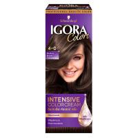 อีโกร่า คัลเลอร์ส แคริ่ง ฟอร์มูล่า ครีมเปลี่ยนสีผม 4-0 สีน้ำตาลกลาง 1 ชุด (Igora Colors Caring Formula 4-0 Medium Brown Nutritive Color Cream 1 Set)