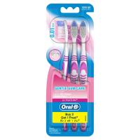 ออรัล-บี อัลตร้าธิน คอมแพคซอฟท์ แปรงสีฟันขนแปรงนุ่มพิเศษ ขนาด 35 3 ด้าม (Oral-B Ultra Thin Compact Soft Extra Soft 35 Bristle Toothbrush 3pcs)