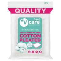 วี-แคร์ เนเจอรัล สำลีแผ่นรีดขอบ 100 แผ่น (V-Care Natural Cosmetic Pads 100 Pads)