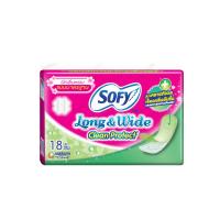 ราคา โซฟีลองแอนด์ไวด์แอนตี้แบคมีน้ำหอม 18ชิ้น SOFY (72617314)