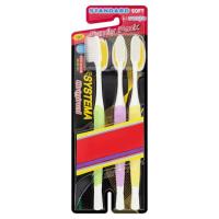ซิสเท็มมา ออริจินัล แปรงสีฟัน ขนแปรงพิเศษ หัวแปรงขนาดกลาง 3 ด้าม (Systema Original The Medium Head Toothbrush 3 Pcs)