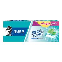 ดาร์ลี่ ยาสีฟัน สูตรเฟรช แอนด์ ไบรท์ 160กรัม x 2 หลอด (Darlie Fresh&amp;Brite Formula Toothpaste 160g x 2 pcs)