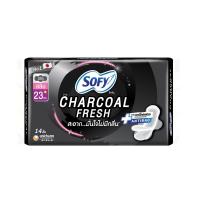 ราคา โซฟี ชาร์โคลเฟรช สลิม มีปีก 23ซม. 14ชิ้น SOFY (51263630)