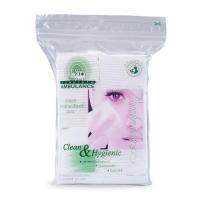 รถพยาบาล สำลีแผ่น ผลิตจากฝ้ายบริสุทธิ์ 100% 120 แผ่น (Ambulance 100% Purified Cotton Pads 120 pcs)