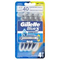 ยิลเลตต์ บลูทรี ที่โกนหนวด 4 ด้าม (Gillette Blue 3 Razor 4 pcs)