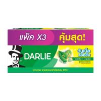 ดาร์ลี่ ดับเบิ้ล แอ็คชั่น ยาสีฟันผสมฟลูออไรด์ 180กรัม x 3 หลอด (Darlie Double Action Fluoride Toothpaste 180g x 3pcs)