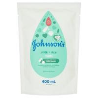 ราคา จอห์นสัน สบู่เหลวอาบน้ำ สูตรมิลค์ 400มล. (Johnson&#39;s Baby Milk Bath 400ml)
