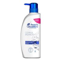 ราคา เฮดแอนด์โชว์เดอร์ คลีน แอนด์ บาลานซ์ แชมพูขจัดรังแค 720มล. (Head &amp; Shoulders Clean &amp; Balanced Anti-Dandruff Shampoo 720ml)