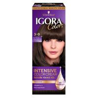 อีโกร่า คัลเลอร์ส แคริ่ง ฟอร์มูล่า ครีมเปลี่ยนสีผม 3-0 สีน้ำตาลเข้ม 1 ชุด (Igora Colors Caring Formula 3-0 Dark Brown Nutritive Color Cream 1 Set)