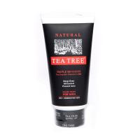 ทีทรี โฟมล้างหน้า สำหรับผู้ชาย สูตรป้องกันการเกิดสิว 140กรัม (Tea Tree For Men Deep Clean Oil Prevent Acne Facial Foam 140g)