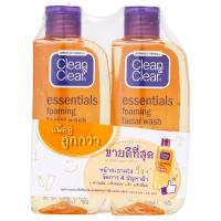 ราคา คลีน แอนด์ เคลียร์ เอสเซนเชียล เจลล้างหน้าสูตรปราศจากน้ำมัน 100มล. x 2 ขวด