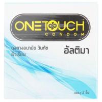 วันทัช อัลติมา ถุงยางอนามัย ผิวเรียบบาง ขนาด 50.5มม. 3 ชิ้น
