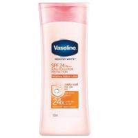วาสลีน โลชั่น ปกป้องผิวจากรังสียูวีเอและยูวีบี 200มล. (Vaseline Healthy White SPF 24 Triple Lightening Lotion 200ml)