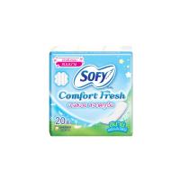 โซฟี คอมฟอร์ท เฟรช แผ่นอนามัยแบบบาง กลิ่น รีแลกช์ อโรมา 20 ชิ้น (Sofy Comfort Fresh Relax Alomar Scent Slim Panty Liners 20 pcs)