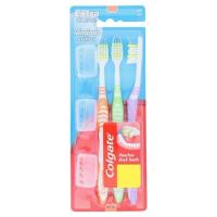 คอลเกต เอ็กซ์ตร้า คลีน แปรงสีฟัน ขนแปรงนุ่ม 3 ด้าม (Colgate Extra Clean Soft Bristles Toothbrush 3 pcs)
