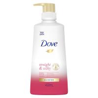โดฟ แฮร์ เธอราพี สเตรท แอนด์ ซิลกี้ แชมพู 480มล. (Dove Hair Therapy Straight &amp; Silky Shampoo 480ml)