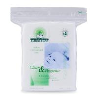 รถพยาบาล สำลีแผ่น ผลิตจากฝ้ายบริสุทธิ์ 100% 100กรัม (Ambulance 100% Purified Cotton Pads 100g)