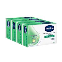 วาสลีน ดีโอ แอทีฟ 2 อิน 1 สบู่สุขภาพผิวปกป้องกลิ่นกาย 75กรัม x 4 ก้อน (Vaseline Deo Active 2in1 Healthy Soap 75g x 4pcs)