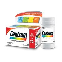 ราคา เซนทรัม ผลิตภัณฑ์เสริมอาหาร 108 เม็ด CENTRUM (74747932)