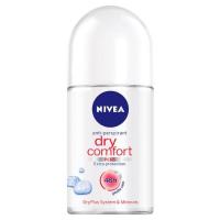 นีเวีย โรลออนลดเหงื่อและระงับกลิ่นกาย สูตรดราย คอมฟอร์ท 25มล. (Nivea Dry Comfort Anti-Perspirant Roll On 25ml)