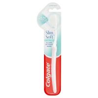 คอลเกต แปรงสีฟัน รุ่น สลิม ซอฟท์ ขนแปรงนุ่มเรียวแหลม 1 ด้าม (Colgate Slim Soft Bristles Toothbrush 1pc)